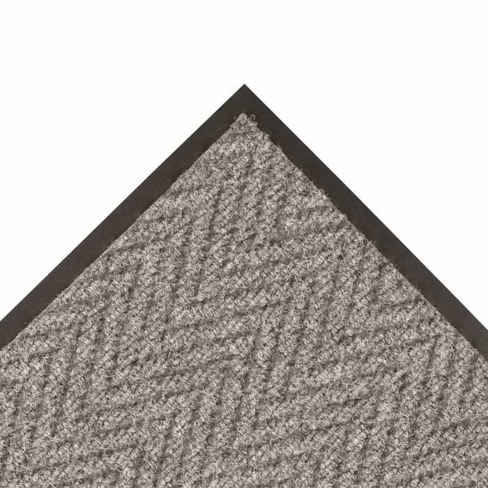 118S0035GY 3 x 5 ft. Arrow Trax Low Profile Scraper Entrance Floor Mat, Gray