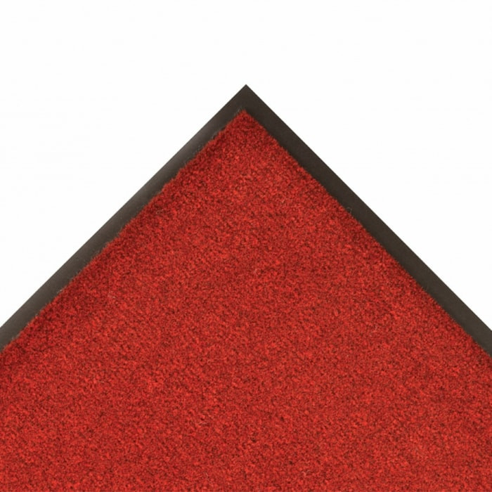 130R0048RB 4 x 60 ft. Sabre Moisture & Dirt Retention Entrance Floor Mat, Red & Black