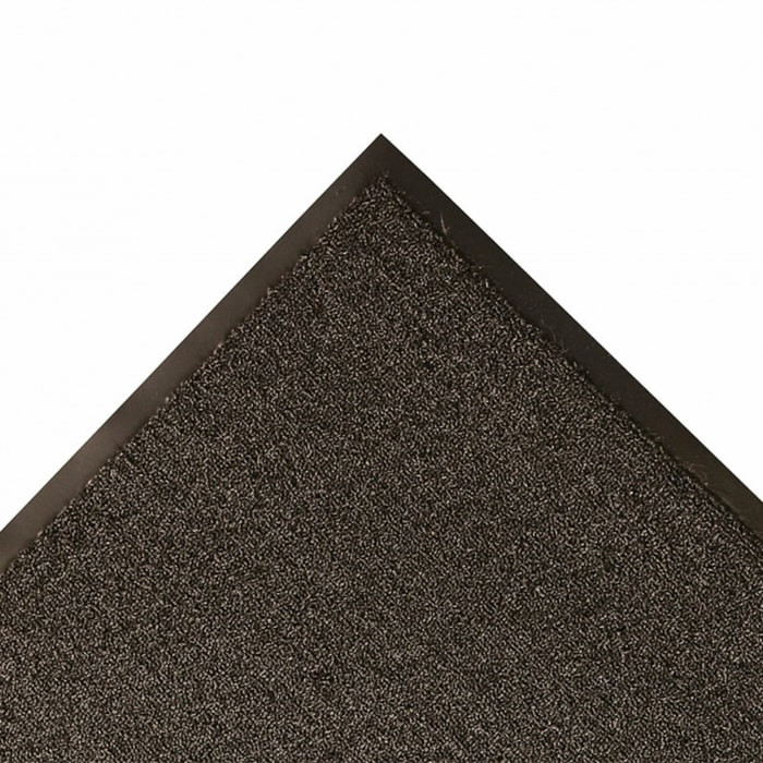 Entrance Runner, Polypropylene, 3/8 in Thick, Black, 4 ft W x 12 ft L