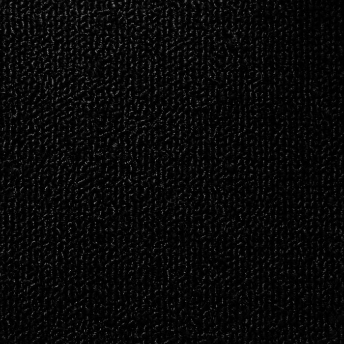 Entrance Runner, Polypropylene, 3/8 in Thick, Black, 6 ft W x 12 ft L