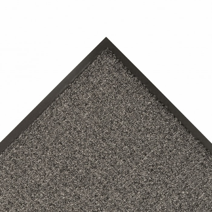 Entrance Mat, Polypropylene, 3/8 in Thick, Charcoal, 3 ft W x 4 ft L