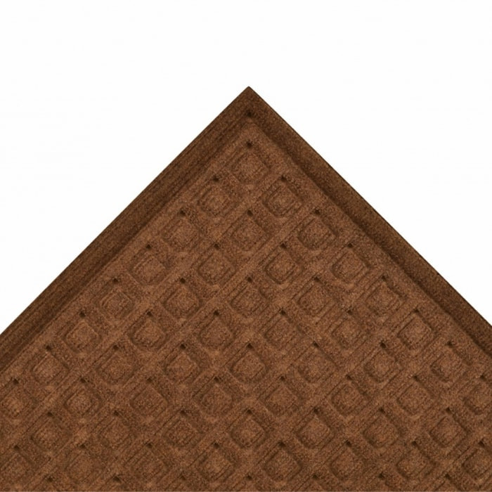 152S0046BR 4 x 6 ft. Waffle CTE Moisture & Scraper Entrance Floor Mat, Brown