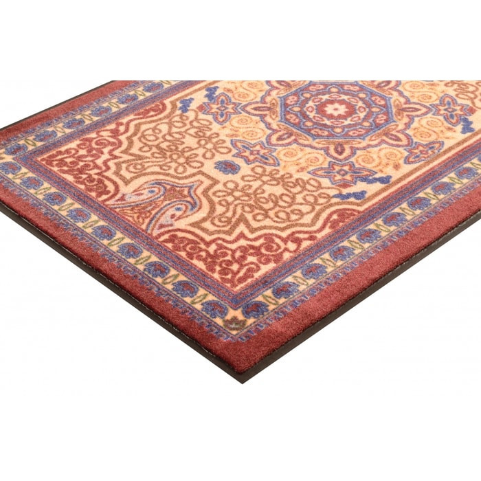 170S0035BD 3 x 5 ft. Orientrax Water Absorbing Entry Floor Mat, Burgundy
