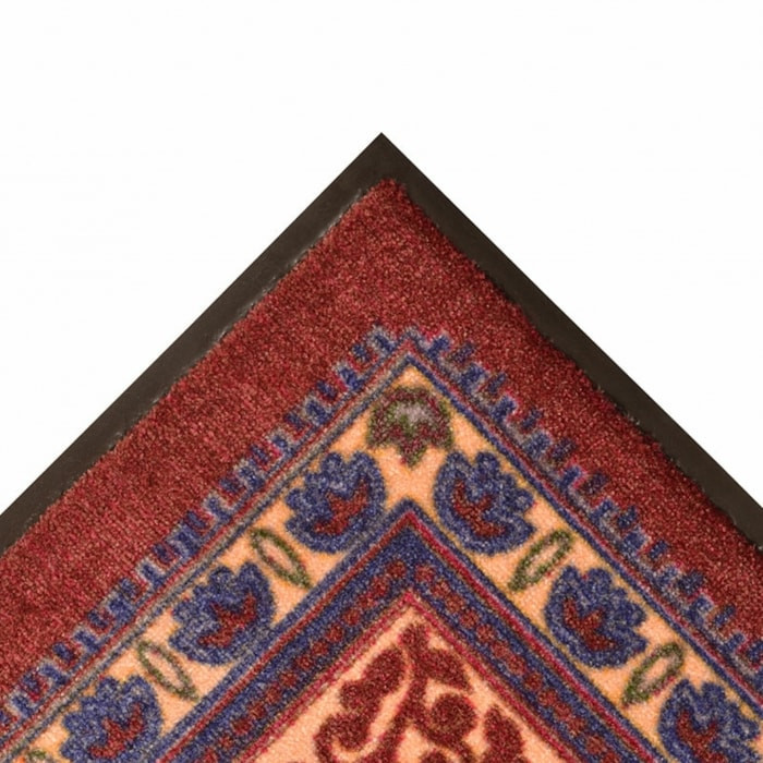 170S0058BD 5 x 8 ft. Orientrax Water Absorbing Entry Floor Mat, Burgundy