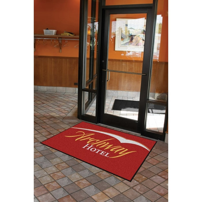 193S004600 4 x 6 ft. Superior Impact Logo Entrance Floor Mat