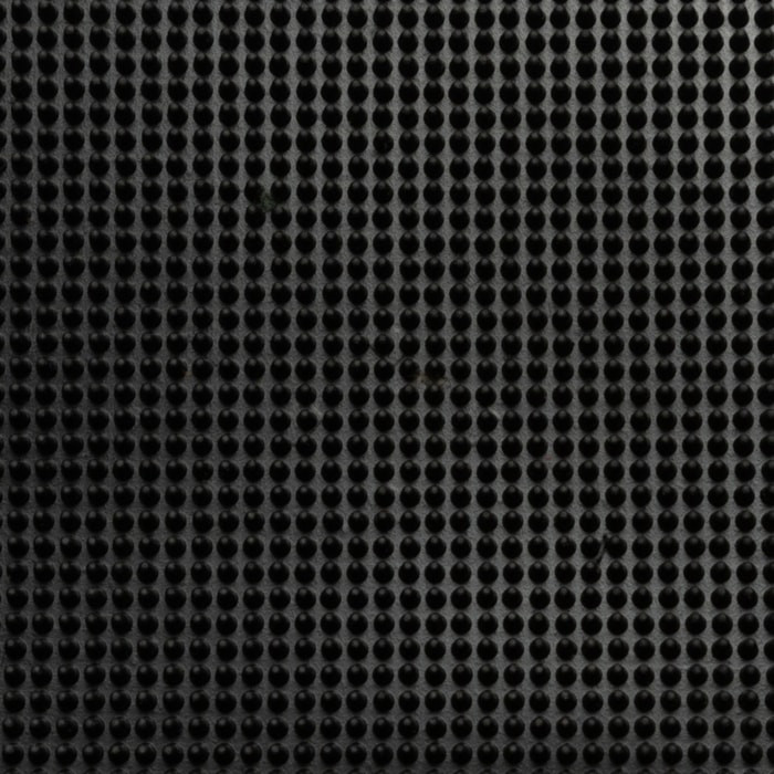 Sanitizing/Disinfecting Mat, Rubber, 2 1/2 in Thick, 32 in W x 39 in L, Black