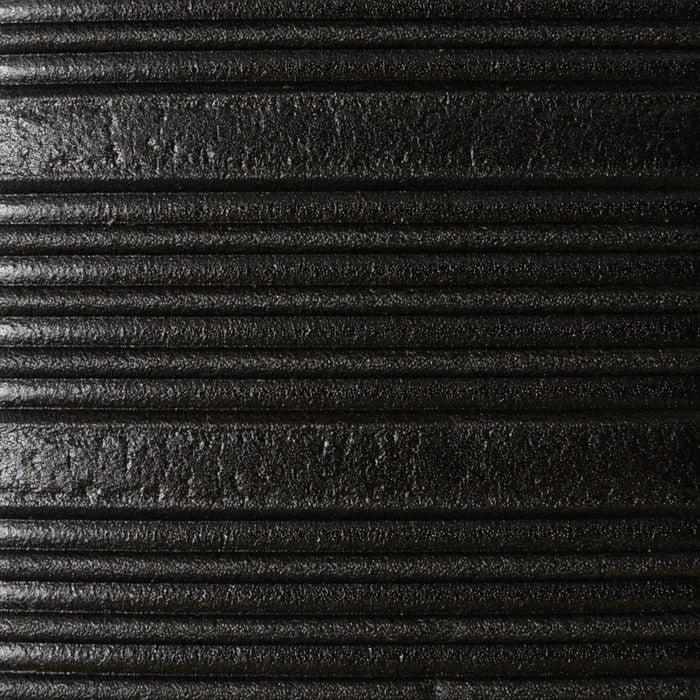 Antifatigue Mat, 30 ft. L x 2 ft. W, 5/8" Thickness, Closed Cell PVC Foam, Corrugated, Black