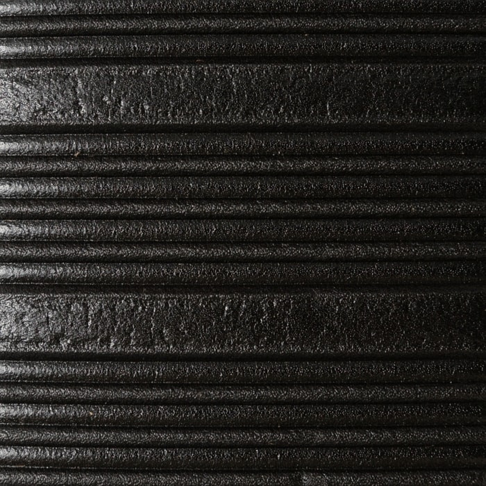 Antifatigue Mat, 12 ft. L x 3 ft. W, 5/8" Thickness, Closed Cell PVC Foam, Corrugated, Black