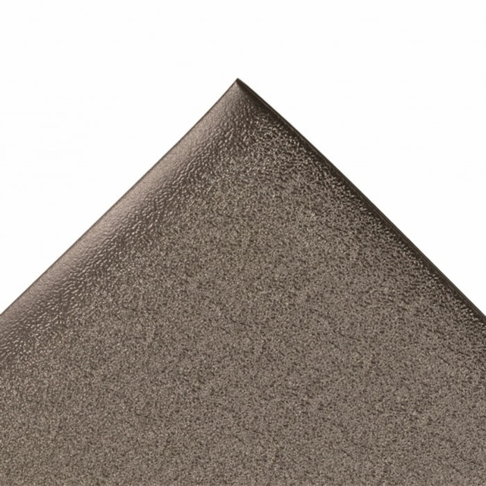 Antifatigue Mat, 60 ft. L x 4 ft. W, 3/8" Thickness, Closed Cell PVC Foam, Pebble, Black