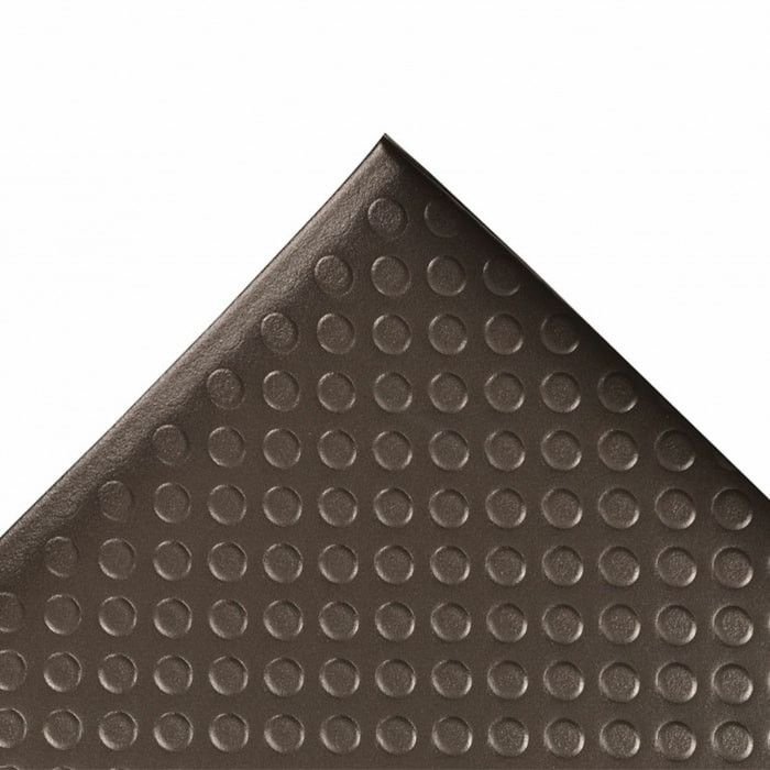 417R0036BL 3 x 60 ft. Bubble Sof-Tred with Dyna-Shield Anti-Fatigue Floor Mat, Black