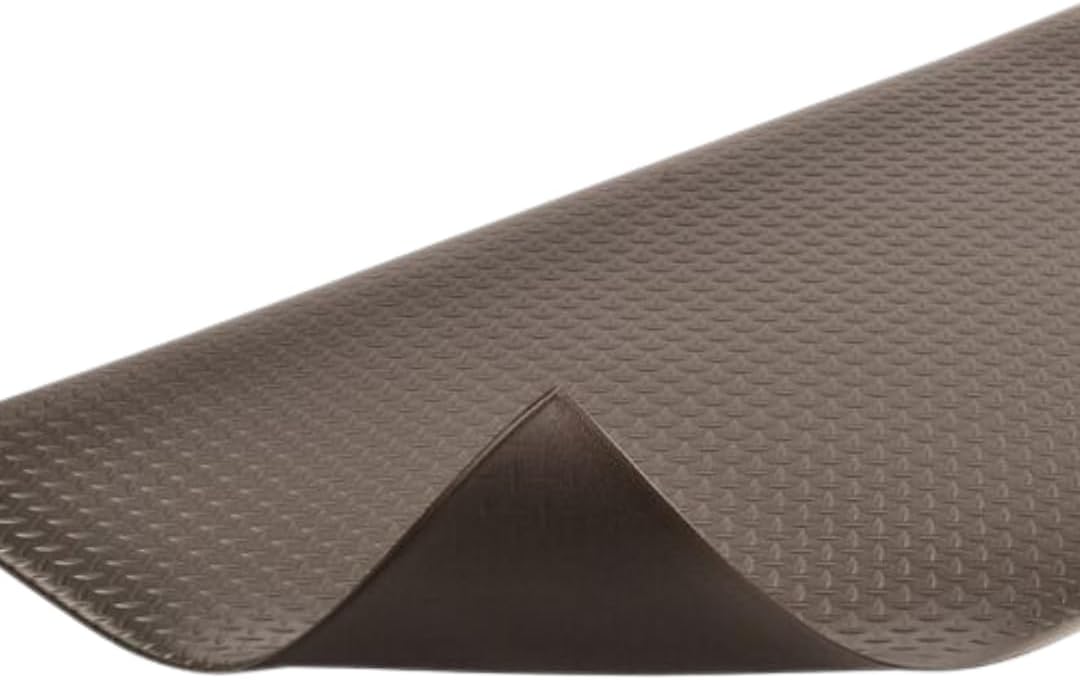 418S2312BL 0.37 in. x 3 x 12 ft. Diamond Tred Floor Mat, Black