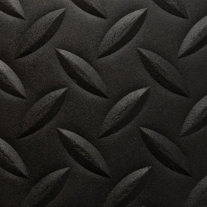 419R0048BL 4 x 60 ft. Diamond Sof-Tred with Dyna-Shield Anti-Fatigue Floor Mat, Black