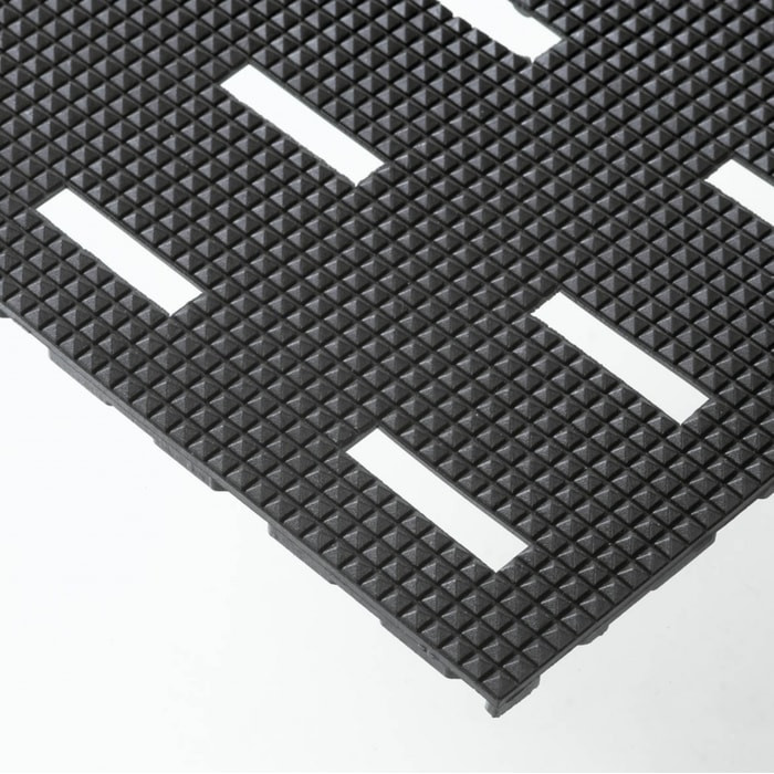 420S0036BL 3 x 6 ft. Cushion-Dek Anti Slip Floor Mat, Black