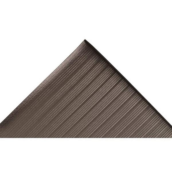 424S3640BL 36 x 40 in. Superfoam Plus Perforated Floor Mat, Black