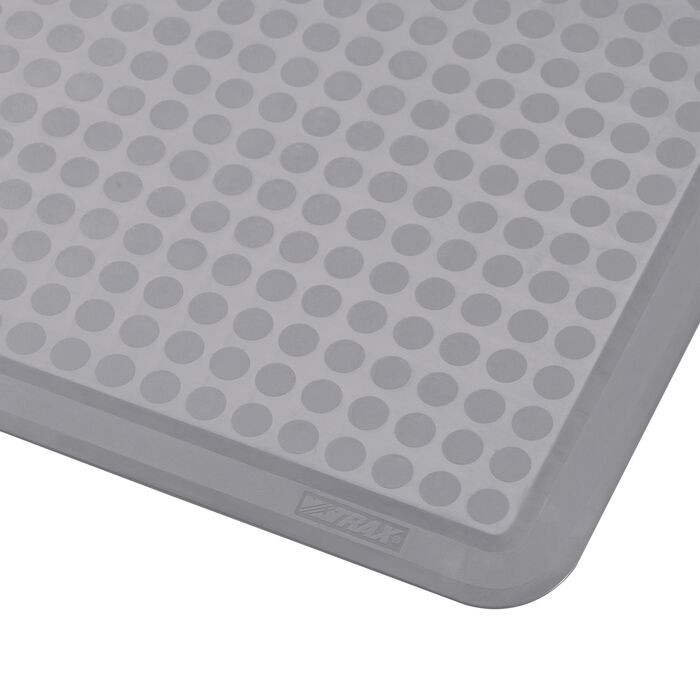 Antifatigue Mat, 3 ft L x 2 ft W, 1/2 in Thickness, Nitrile Rubber, Gray