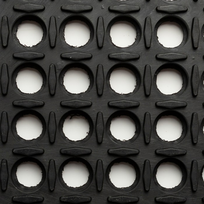543S0033BL 3 x 3 ft. Cushion-Tred Anti-Fatigue Floor Mat, Black