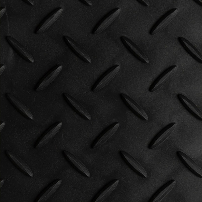 621S3096BL 30 x 96 in. Diamond Flex-Lok Solid Interlocking Floor Mat, Black