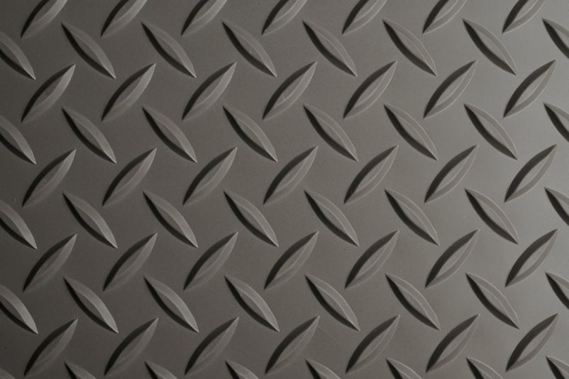 836R0375GY 3 x 75 ft. Military Switchboard Type 3 Floor Mat, Gray