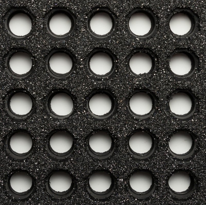 850S0035BL 3 x 5 ft. Niru Cushion-Ease GSII Interlocking Floor Mat, Black