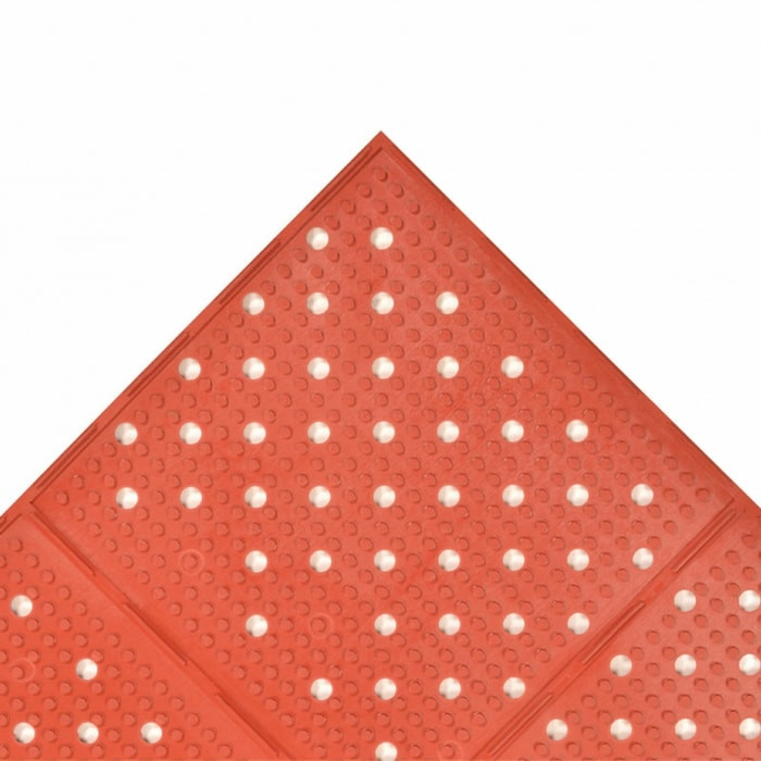 NoTrax T23S0028RD Multi-Mat II Grease-Resistant Floor Mat, 2' x 8', 3/8 Thick, Red