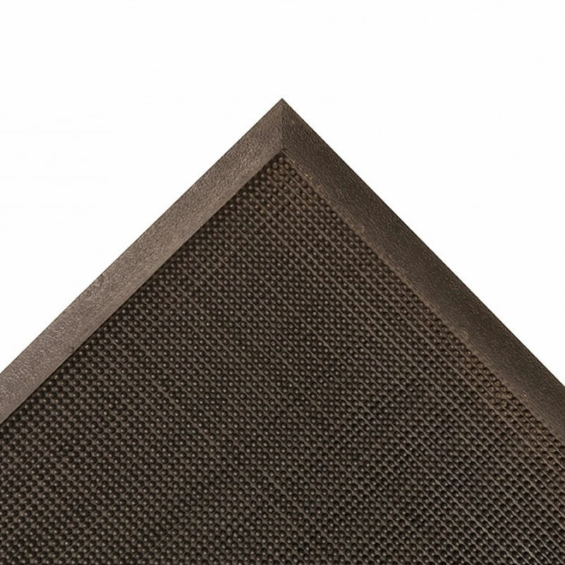 T28S3672BL 36 x 72 in. Finger Scrape Entry Floor Mat, Black