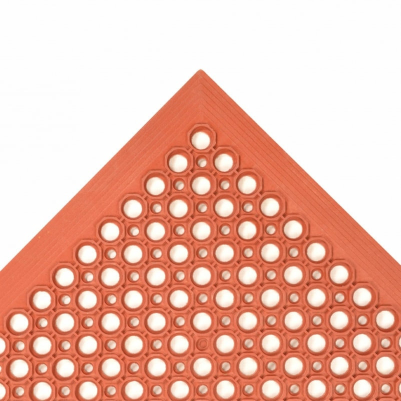 NoTrax T30S0310RD Competitor Anti-Fatigue Floor Mat - 3' x 10', 1/2 Thick, Red