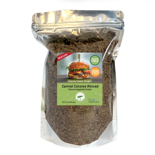 1 lbs Beef-like Minced Textured Vegetable Protein Resealable Bag