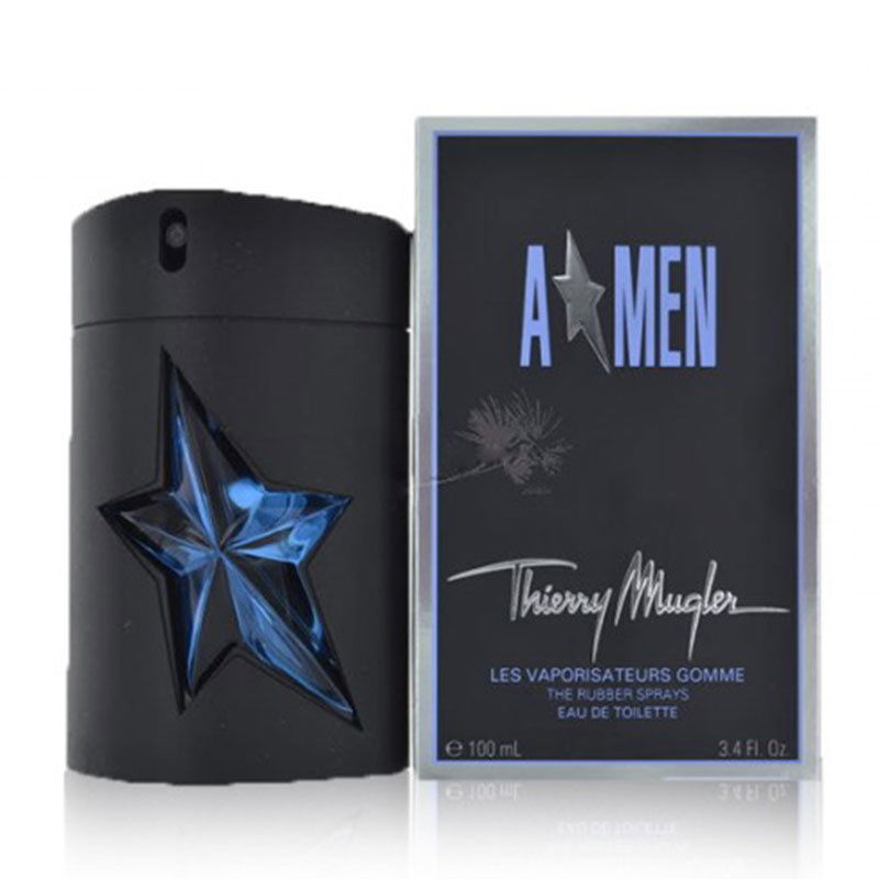 MAMEN3.4EDTSPRREFLBL 3.4 oz Mens Amen Refillable Rubber Spray Eau De Toilette Spray