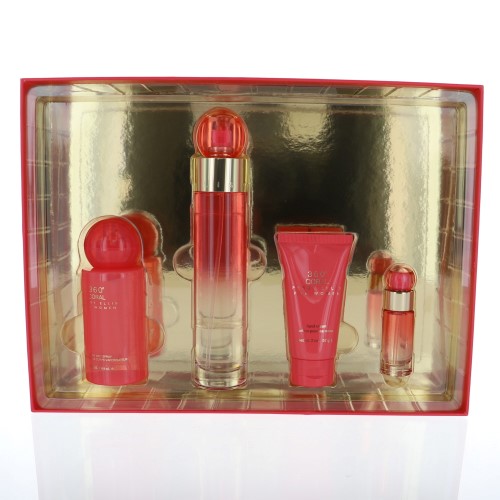 Picture of 360 Coral GSW360CORAL4PC3.4BM Womens Perry Ellis Gift Set - 4 Piece