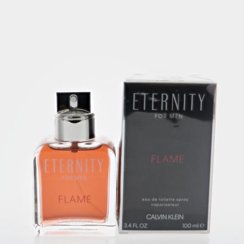 METERNITYFLAME3.4EDT 3.4 oz Eternity Flame Eau De Toilette Spray for Men -  Calvin Klein