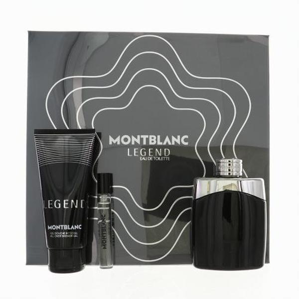 Legend GSMMONTBLANCLEG3P34S Men  Gift Set - 3 Piece -  Mont Blanc