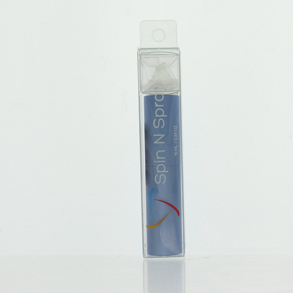 0SPINBLUE 0.34 oz  by Spin N Spray Empty Refillable Atomizer for Unisex