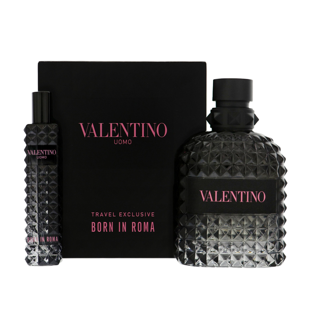 GSMVALENTINOBORNR2P3 3.4 oz Eau De Toilette Spray Gift Set