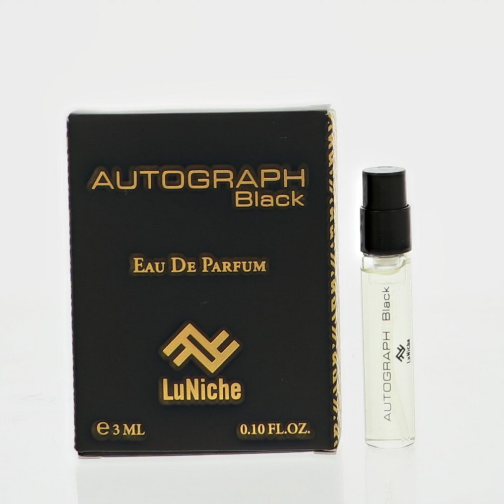 0VIALMAUTOBL3 0.1 oz Autograph Black Eau De Parfum Spray for Men
