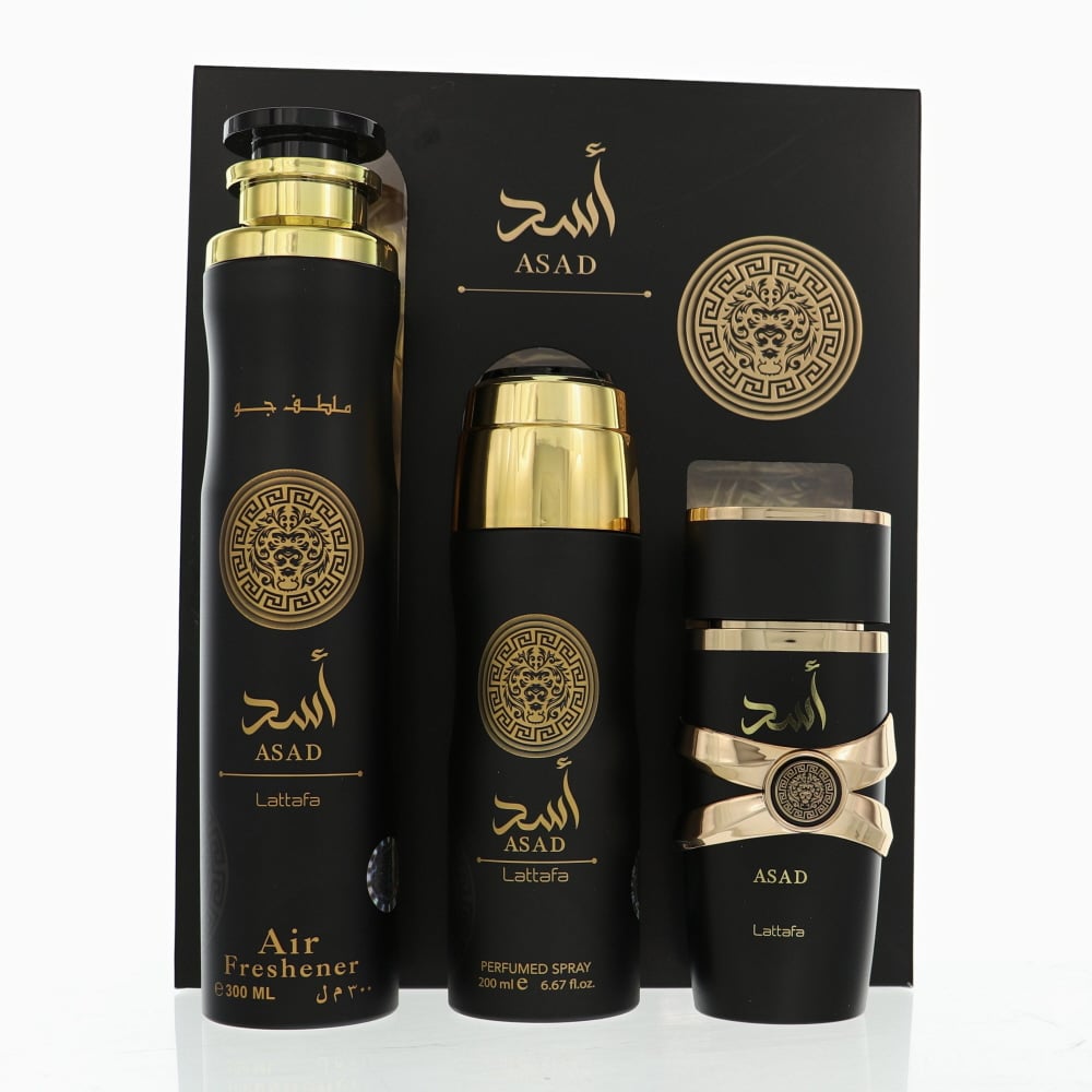 ZZGSMLATASAD3PC34DEO 3.4 oz Asad Eau De Parfum Spray for Men