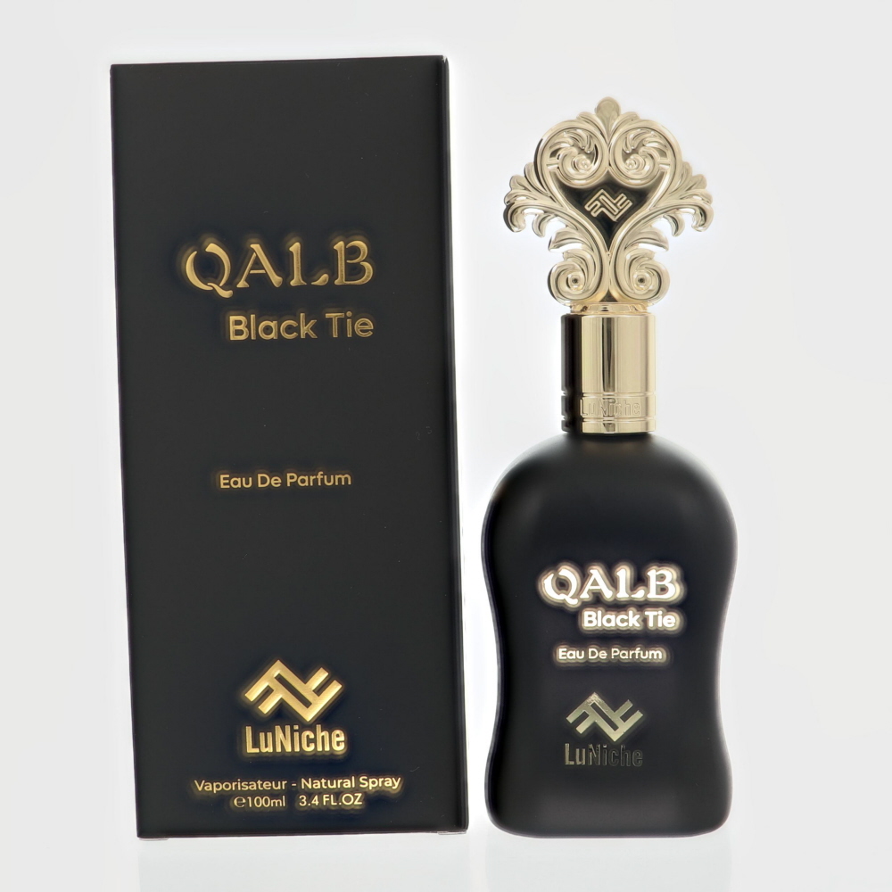 UQALBBLACK34P 3.4 oz Qalb Black Tie Eau De Parfum Spray for Unisex