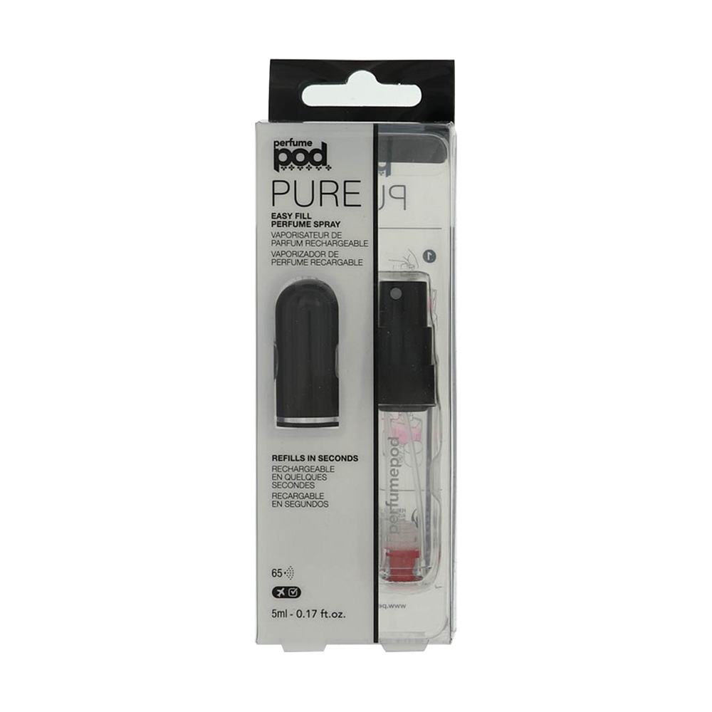 0PERFUMEPODPUREBLACK 0.17 oz Unisex  by Travalo Refillable Spray