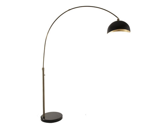 Luna Bella 1-Light Arc - Black & Gold