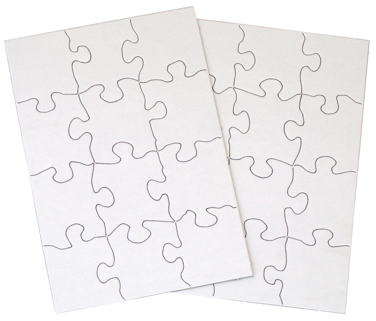 Inovart 2702 5.5 x 8 in. Puzzle-It Blank Puzzles - 12 Piece - 24 Per Pack
