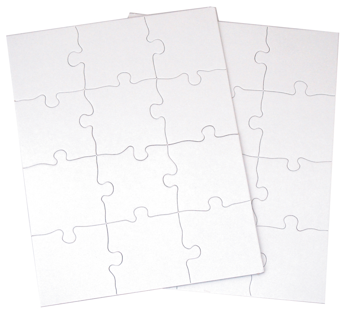 8.5 x 11 in. Puzzle-It Blank Puzzles - 12 Piece - 12 Per Pack