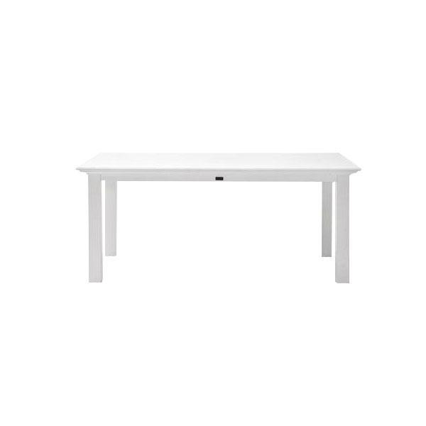 T759-160 Halifax Dining Table, White - 63 x 30 x 35.5 in.