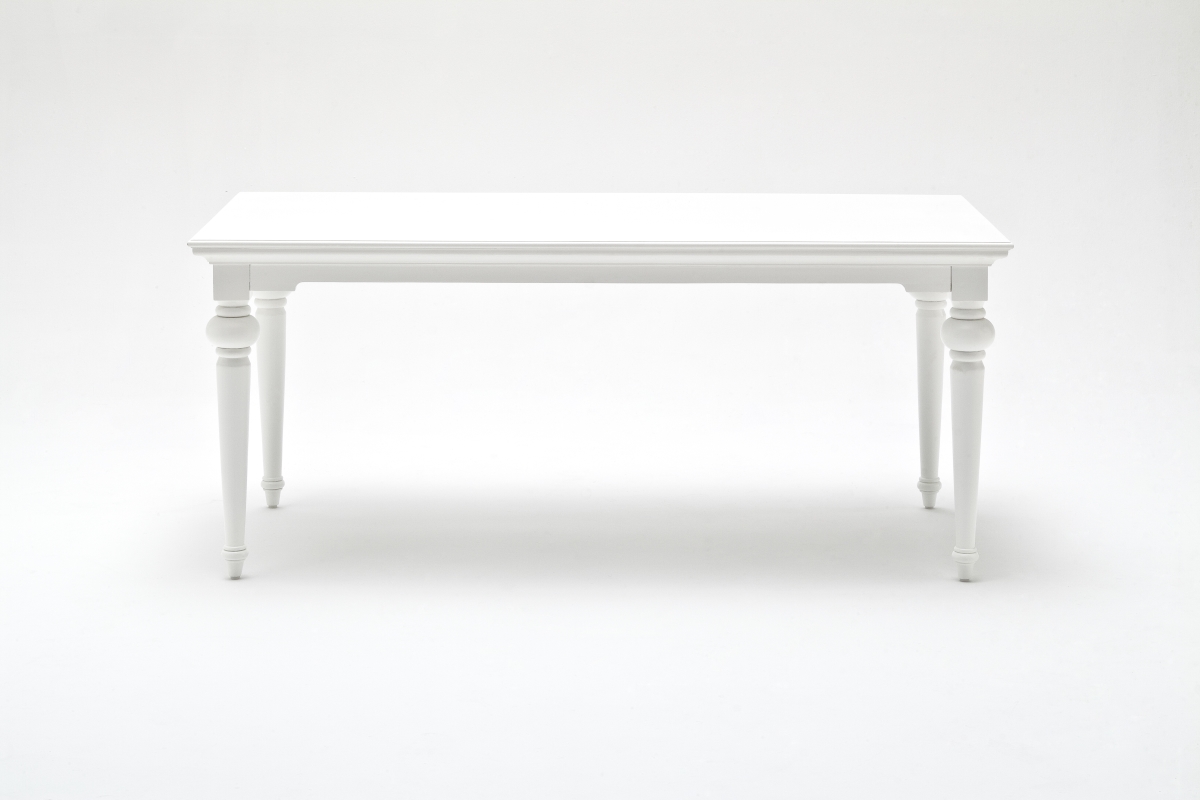 Nova Solo T777 71 in. Provence Dining Table&#44; White - 29.9 x 35.4 x 70.9 in.