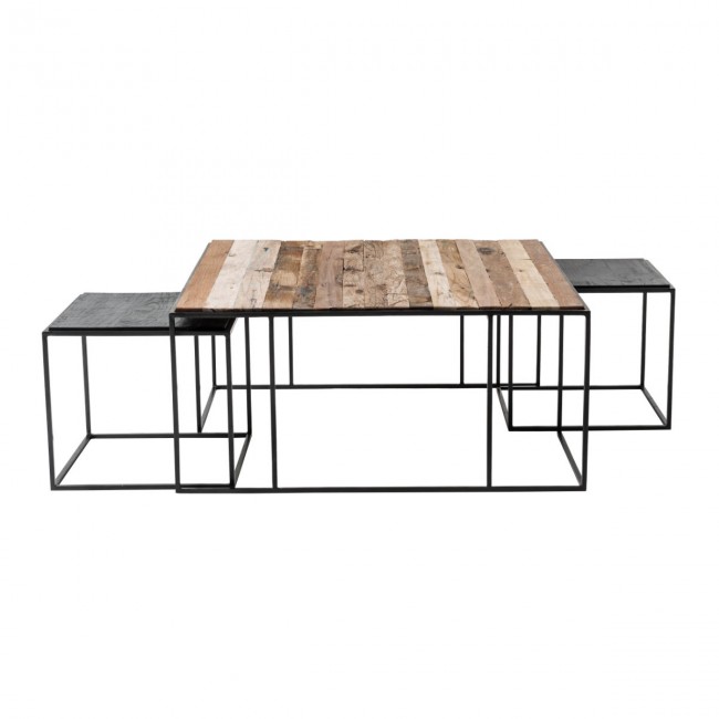 Nova Solo CPP 28005 Nesting Coffee Table Set&#44; 100 cm