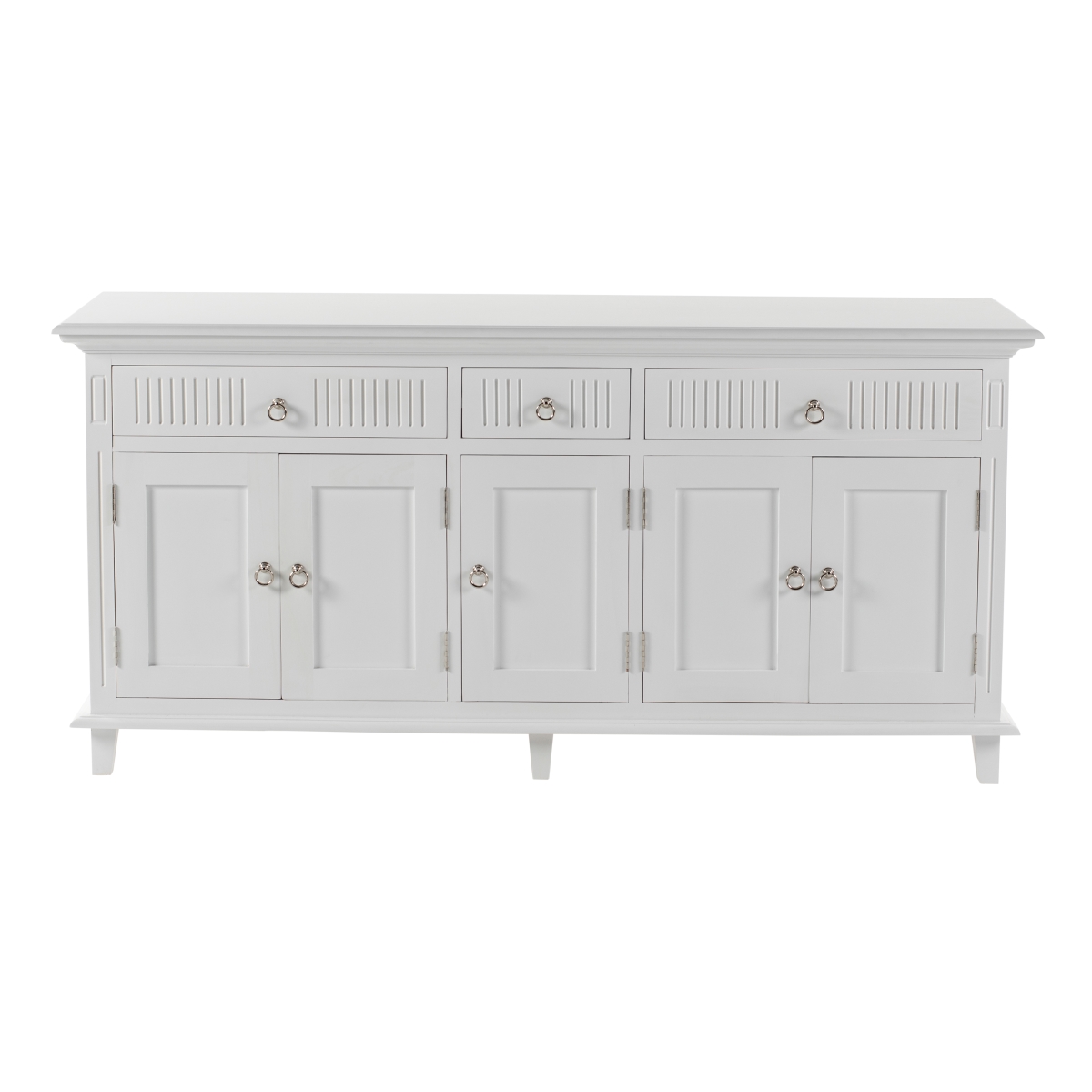 B200 Buffet with 5 Doors, White