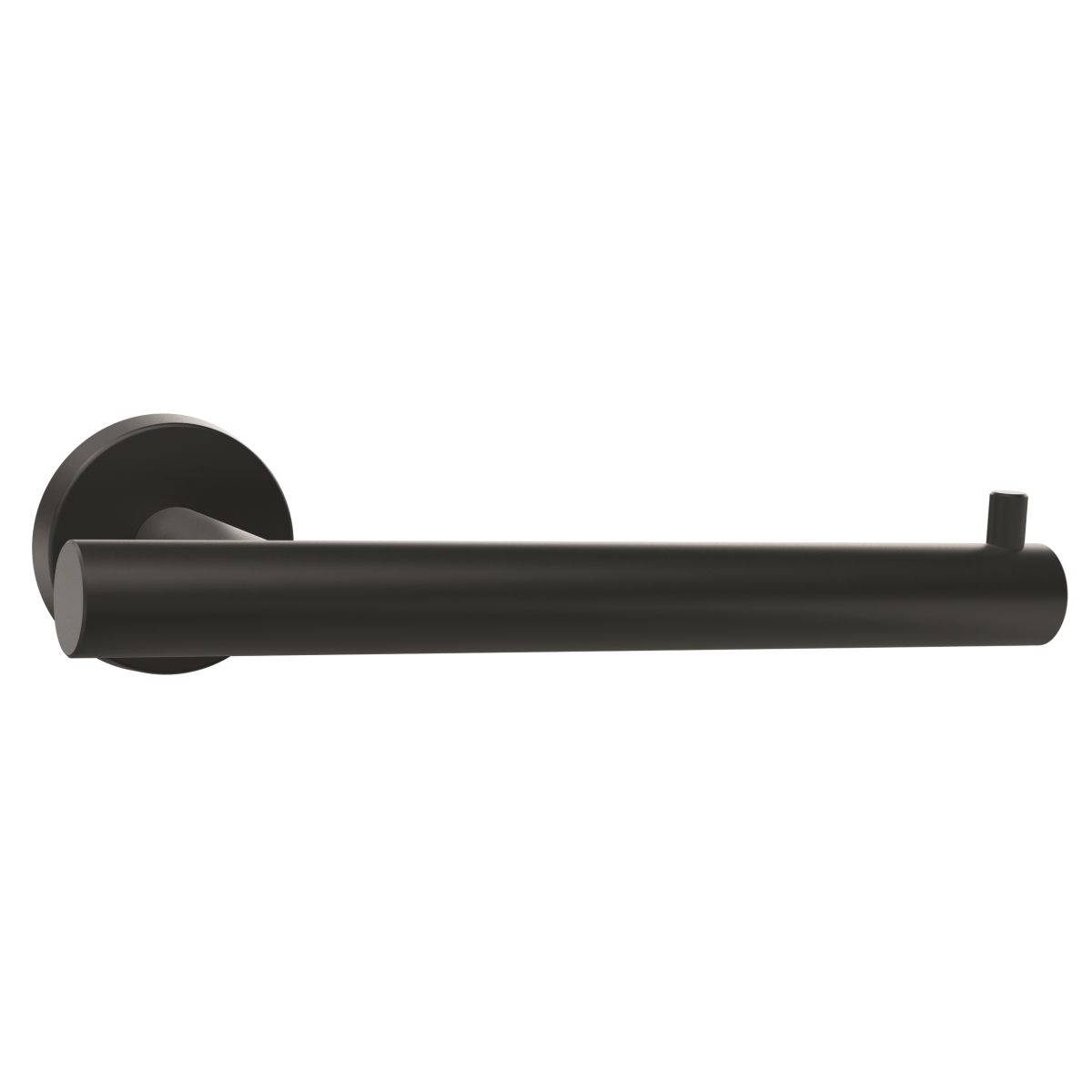Amerock BH26540MB Arrondi Single Post Tissue Roll Holder in Matte Black