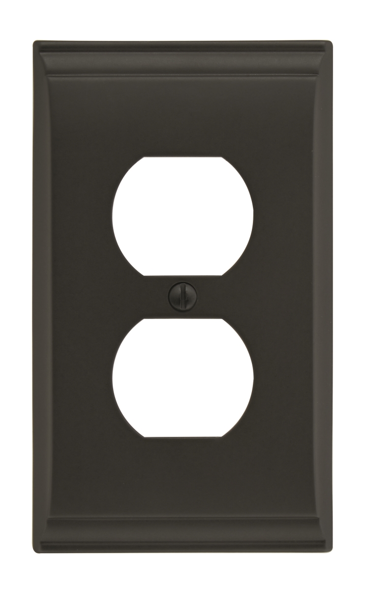 Picture of Amerock BP36508BBR Candler 1 Receptacle Black Bronze Wall Plate
