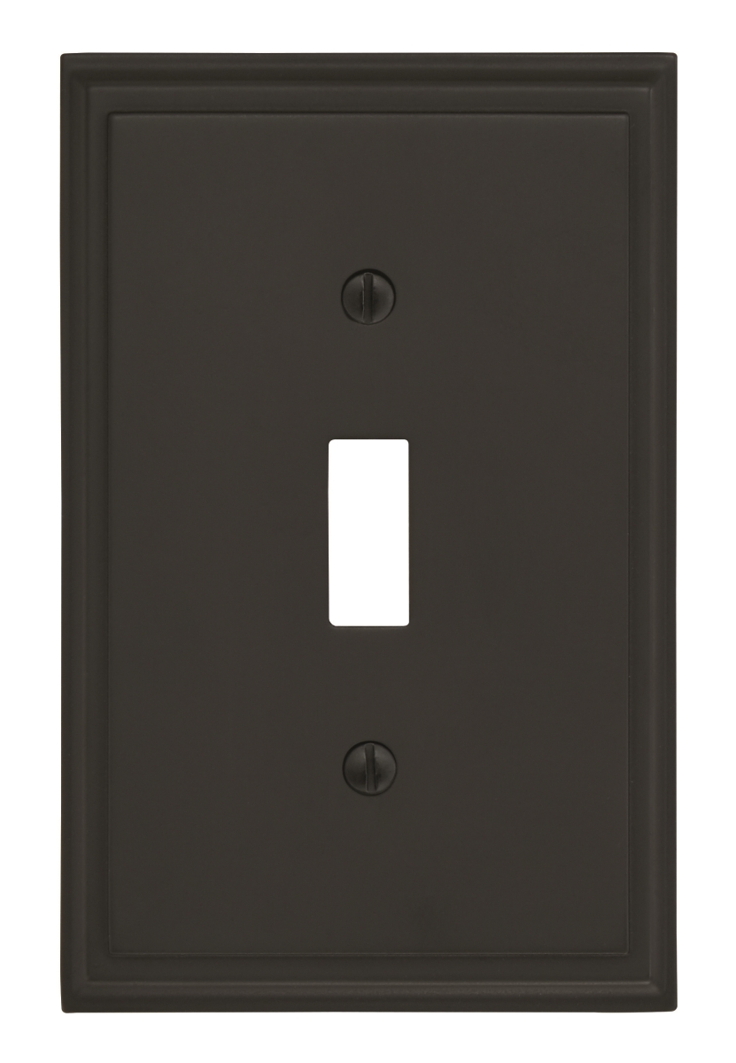 Picture of Amerock BP36514BBR Mulholland 1 Toggle Black Bronze Wall Plate
