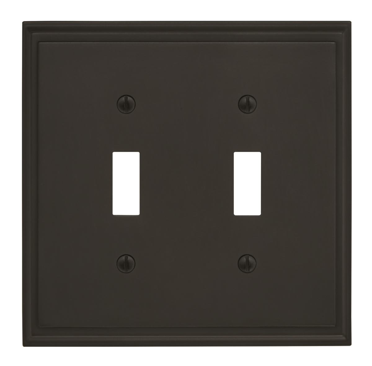 Picture of Amerock BP36515BBR Mulholland 2 Toggle Black Bronze Wall Plate