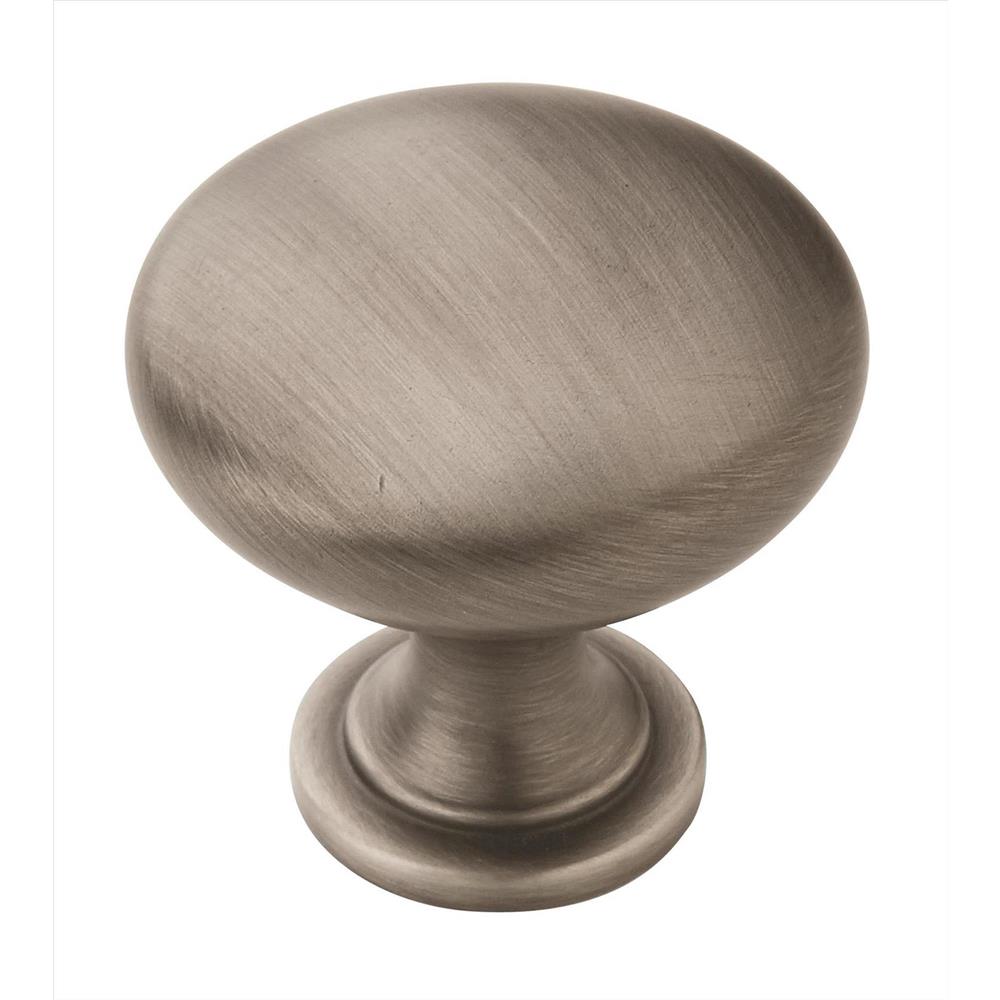 1.25 in. dia. Allison Value Antique Silver Cabinet Knob