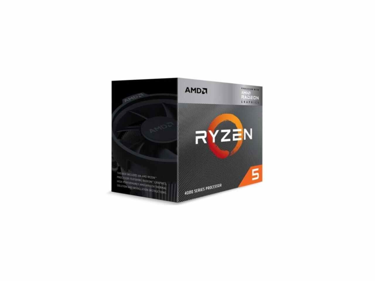 Picture of AMD 100-100000147BOX Ryzen 5 4600G Renoir Zen 2 6-Core 3.7 GHz Socket AM4 65W Graphics Desktop Processor&#44; Black